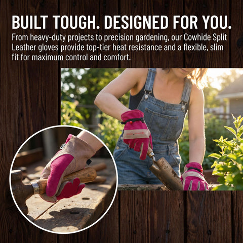 AOUCHI gloves showing flexible knuckle design for precision tasks.