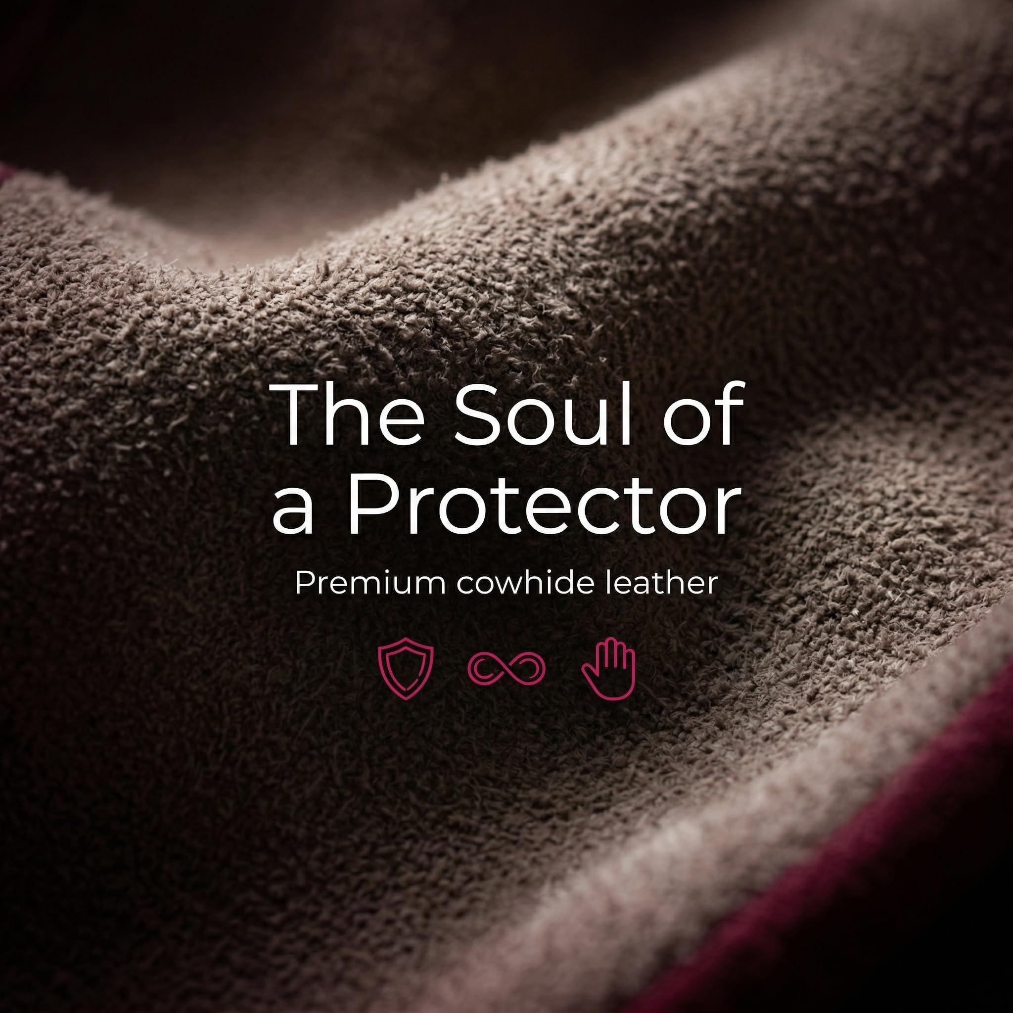 AOUCHI welding-ready gloves with heat-resistant leather protecting against sparks.
