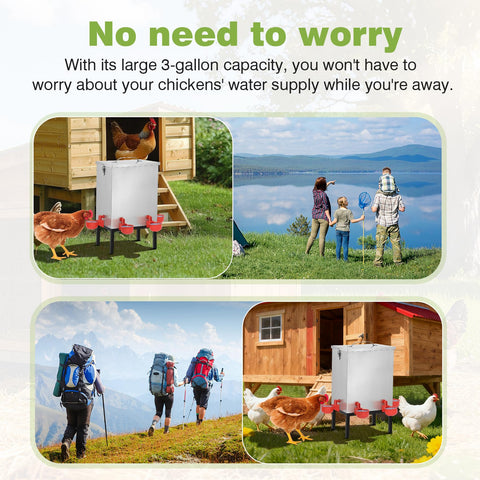 Aowoil 304-stainless-steel construction ensures sturdy performance in sun and rain