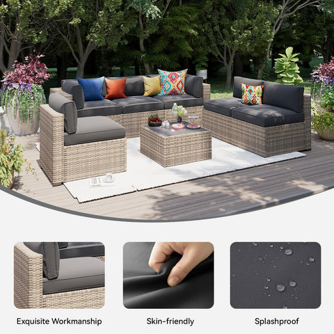 Aoxun full-wrap zipper cushion cover enables easy insertion.