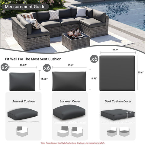 Aoxun outdoor cushion cover waterproof for light rain protection.