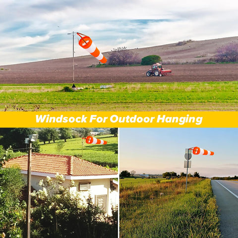 Apausvcm wind socks install quickly on roofs, gardens, or fences.