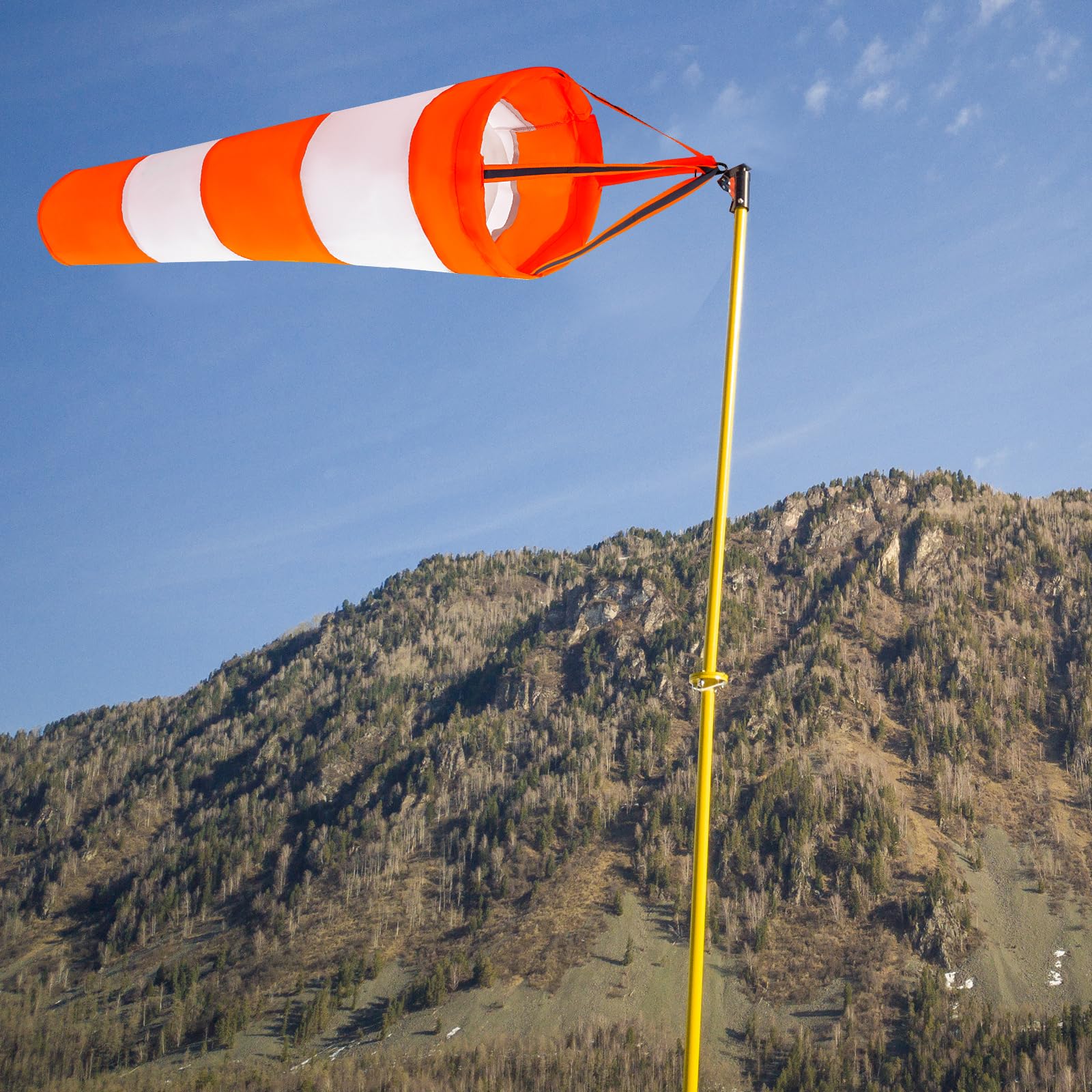 Apausvcm wind sock is lightweight and easy to relocate for flexible use.