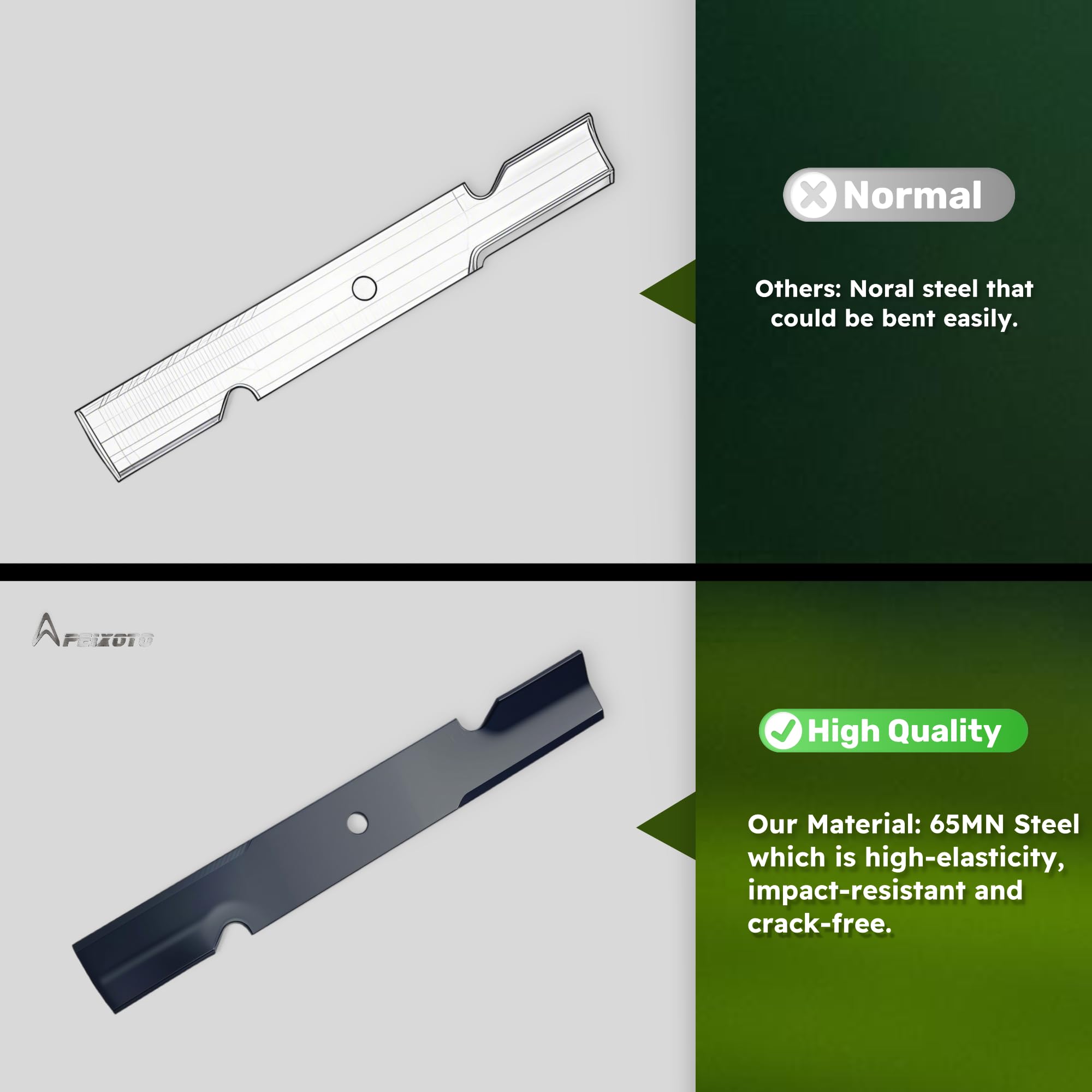 Apeixoto 038-0005-00 blade in 3-pack, ready for replacement cycles.