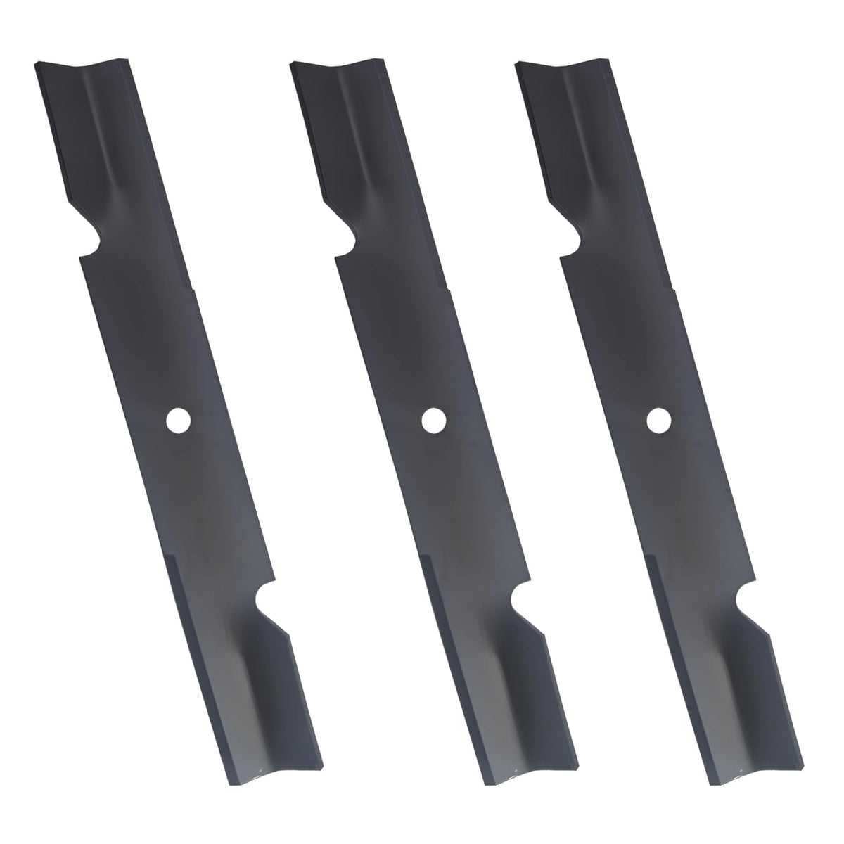 Apeixoto 482878 three-pack blades for quick lawn mower replacement