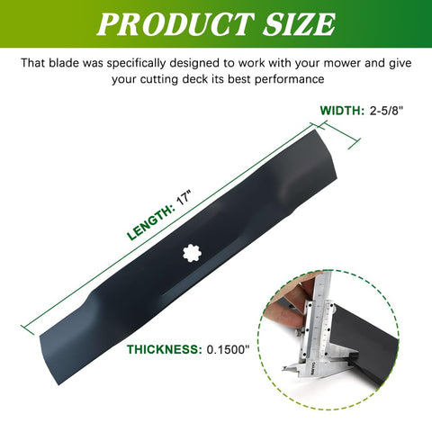 Apeixoto GX21784 blade fitment compatibility with John Deere models
