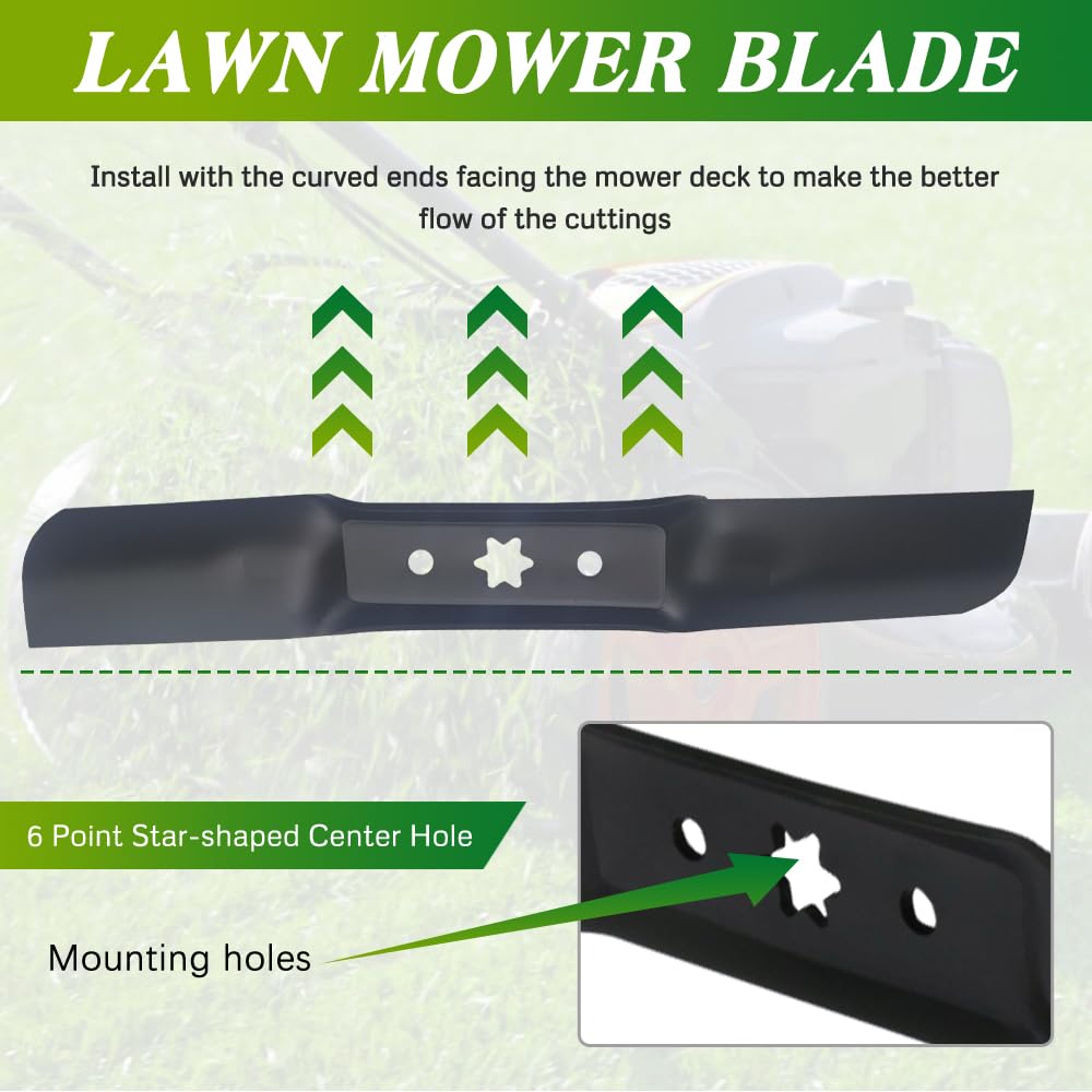 Black-coated blades resist corrosion and stay sharp through seasons for dependable performance.