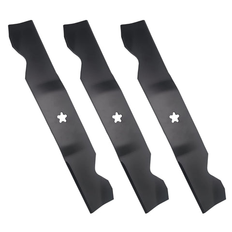 Apeixoto Z254 54-inch blade pack ready for durable lawn mowing with rust-resistant blades.