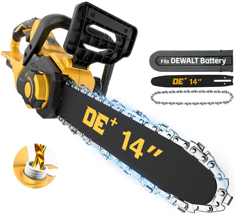 APEXPOWER 14-inch cordless chainsaw body for clean pruning and yard work