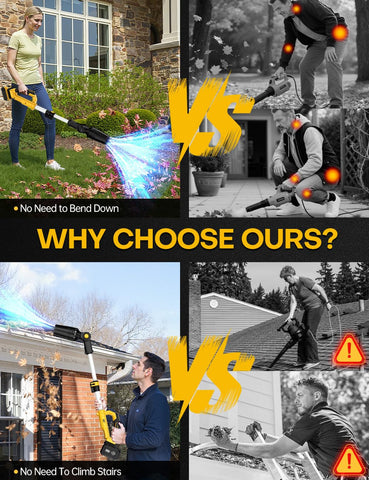 APEXPPOWER leaf blower achieves 280 MPH wind speed for heavy-duty jobs