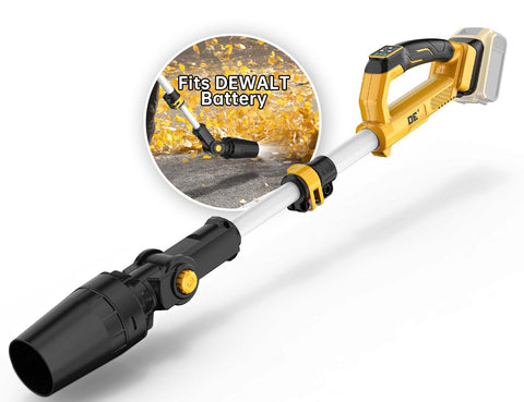 APEXPPOWER leaf blower with DEWALT 20V Max compatibility for versatile cordless cleanup