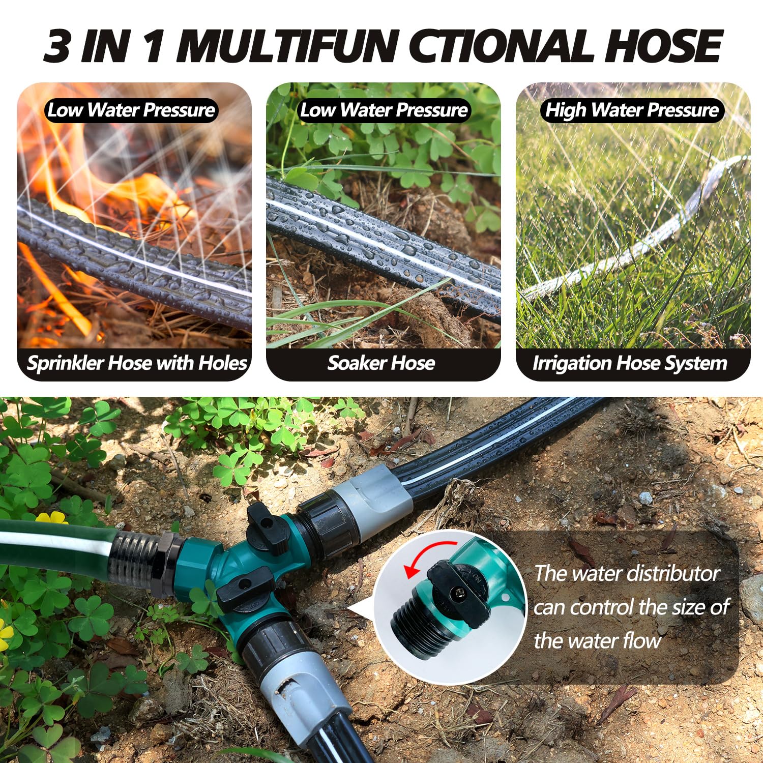 Apgooface hose splitters ensure simple connections to other hoses
