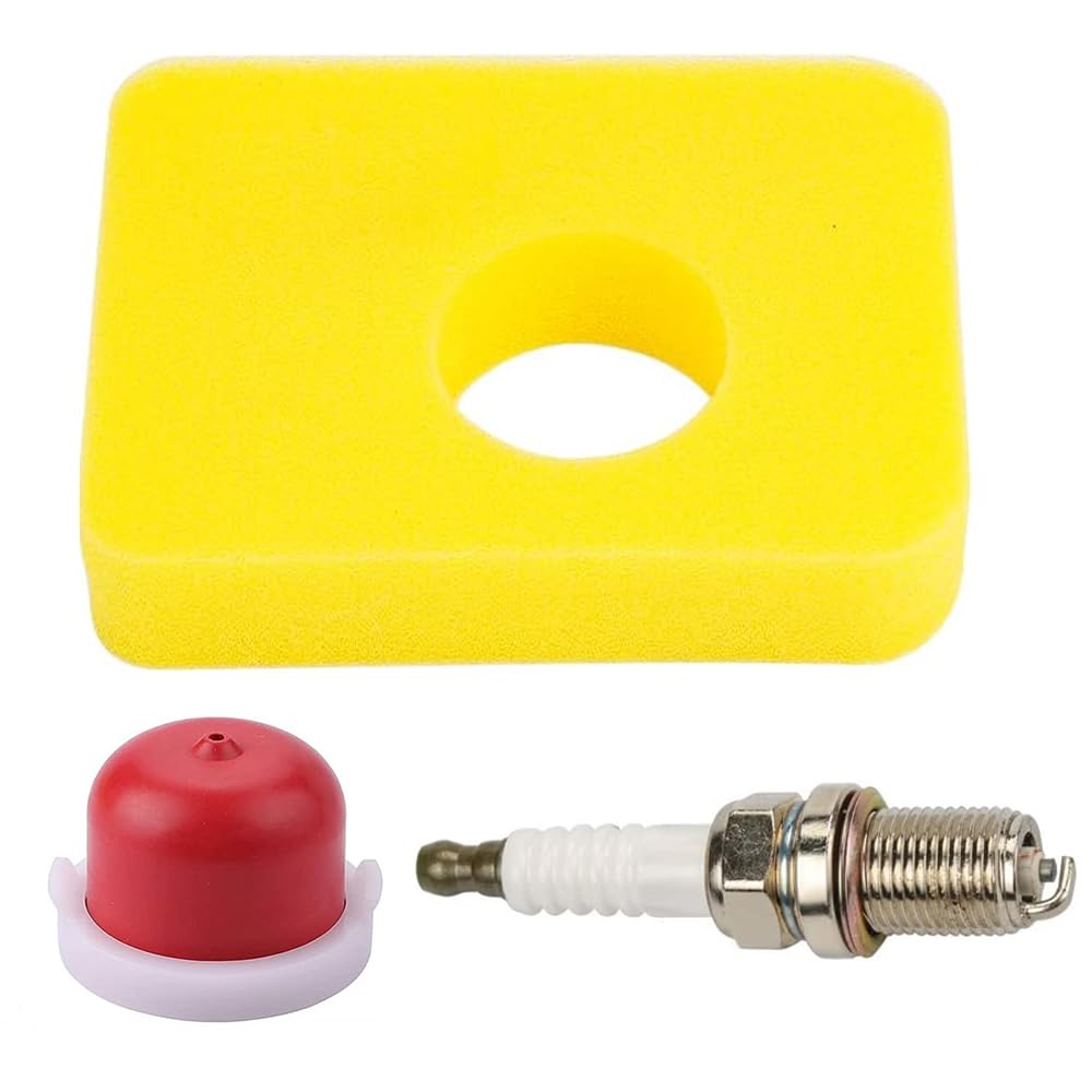 APHP 799579 air filter tune-up kit for Briggs & Stratton OHV engines, includes filter, bulb, and spark plug