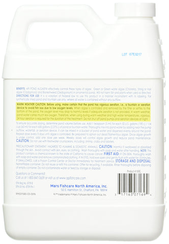 API AlgaeFix pack of two bottles shown for comprehensive pond care