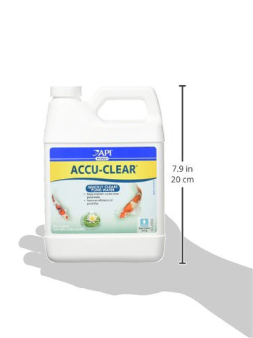 API POND ACCU-CLEAR crystal pond scene hints at potential crystal-clear water.