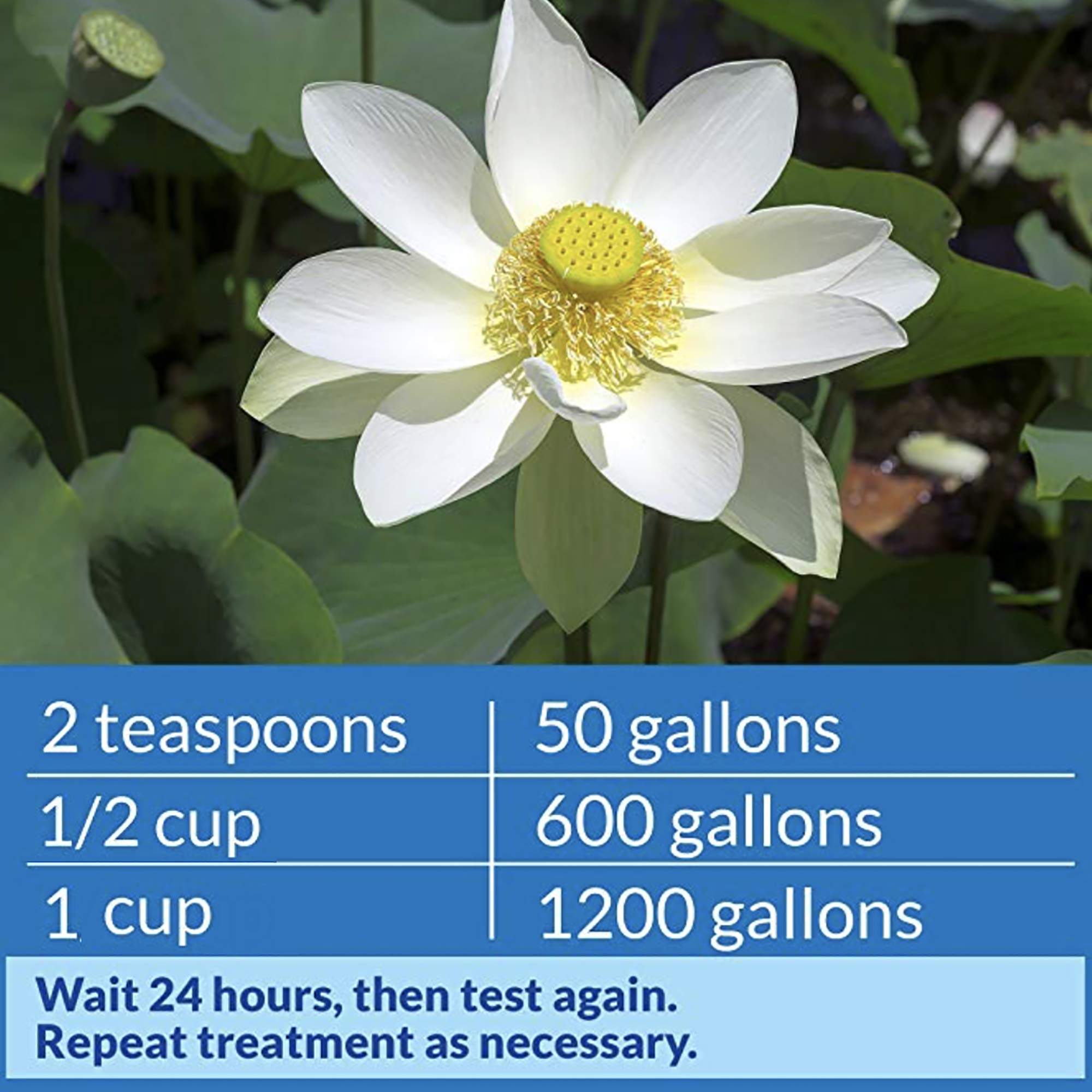 API POND pH UP bottle in-use demonstrates mid-range pH adjustments
