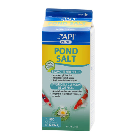 API POND SALT container front for pond care
