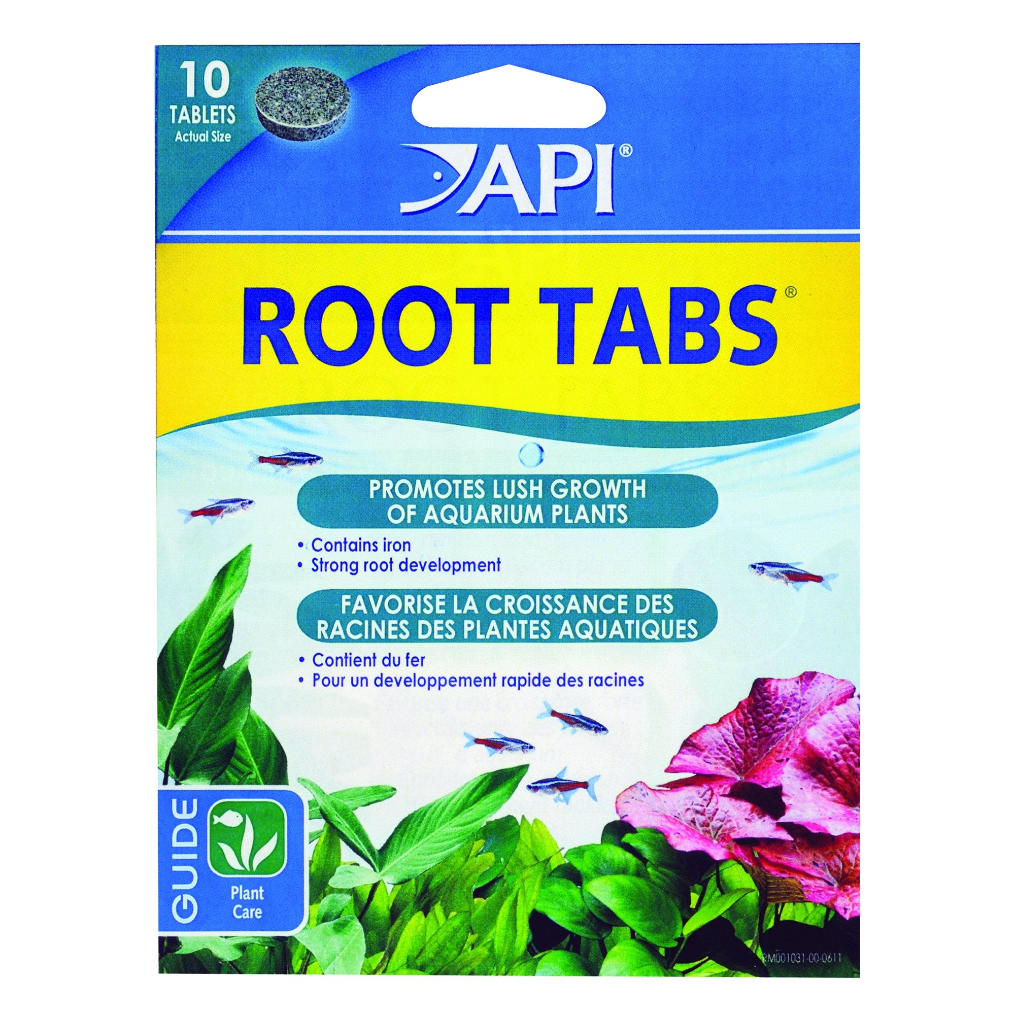 API ROOT TABS bottle promotes lush freshwater plant growth