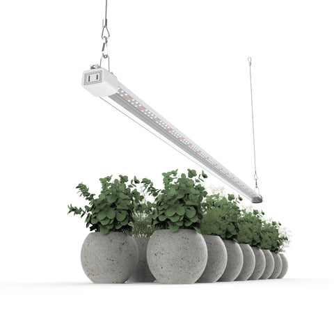 APICDOM LED Grow Light compact slim design ideal for fitting under cabinets and small shelves.