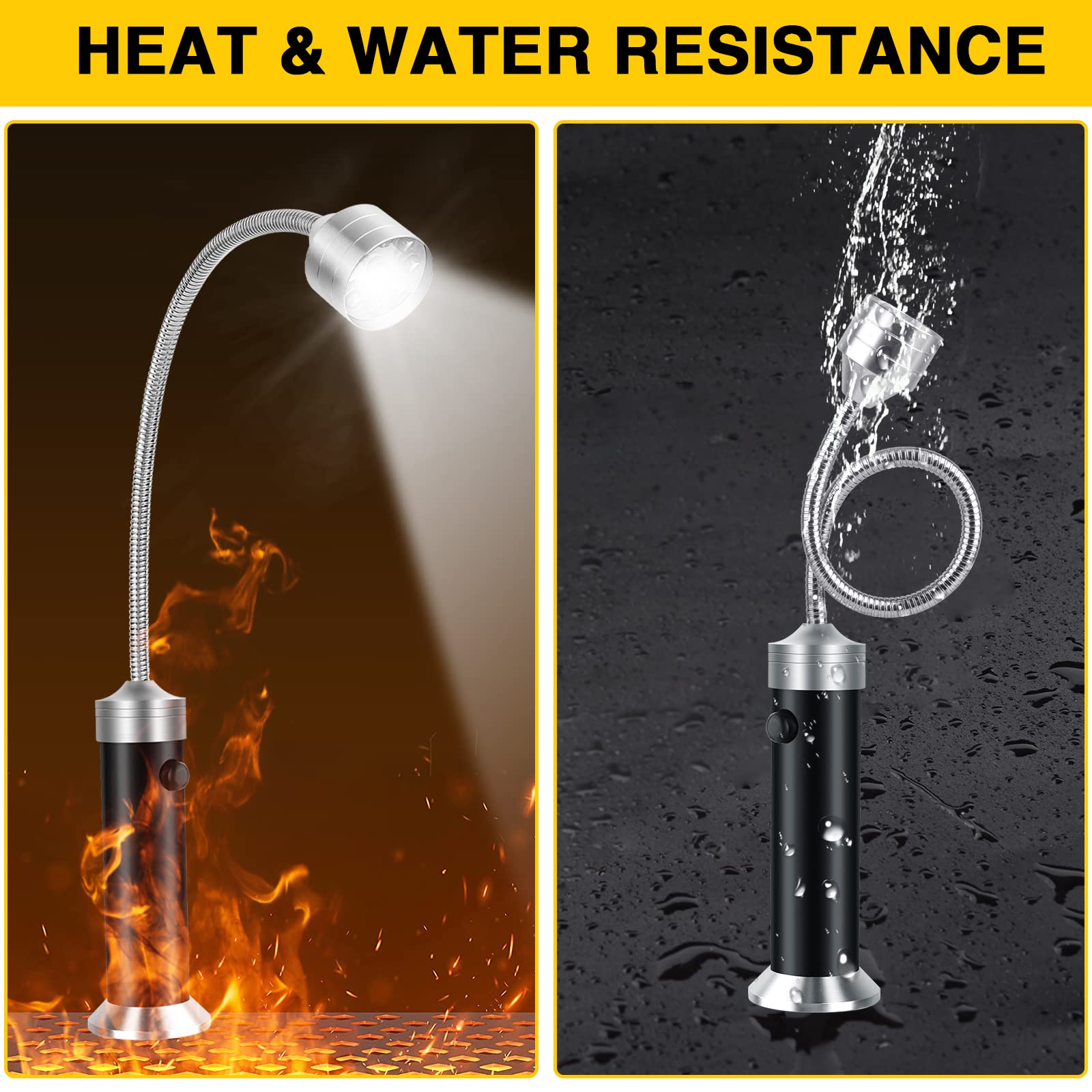 Apicey grill light enhances dusk grilling with better visibility and control.