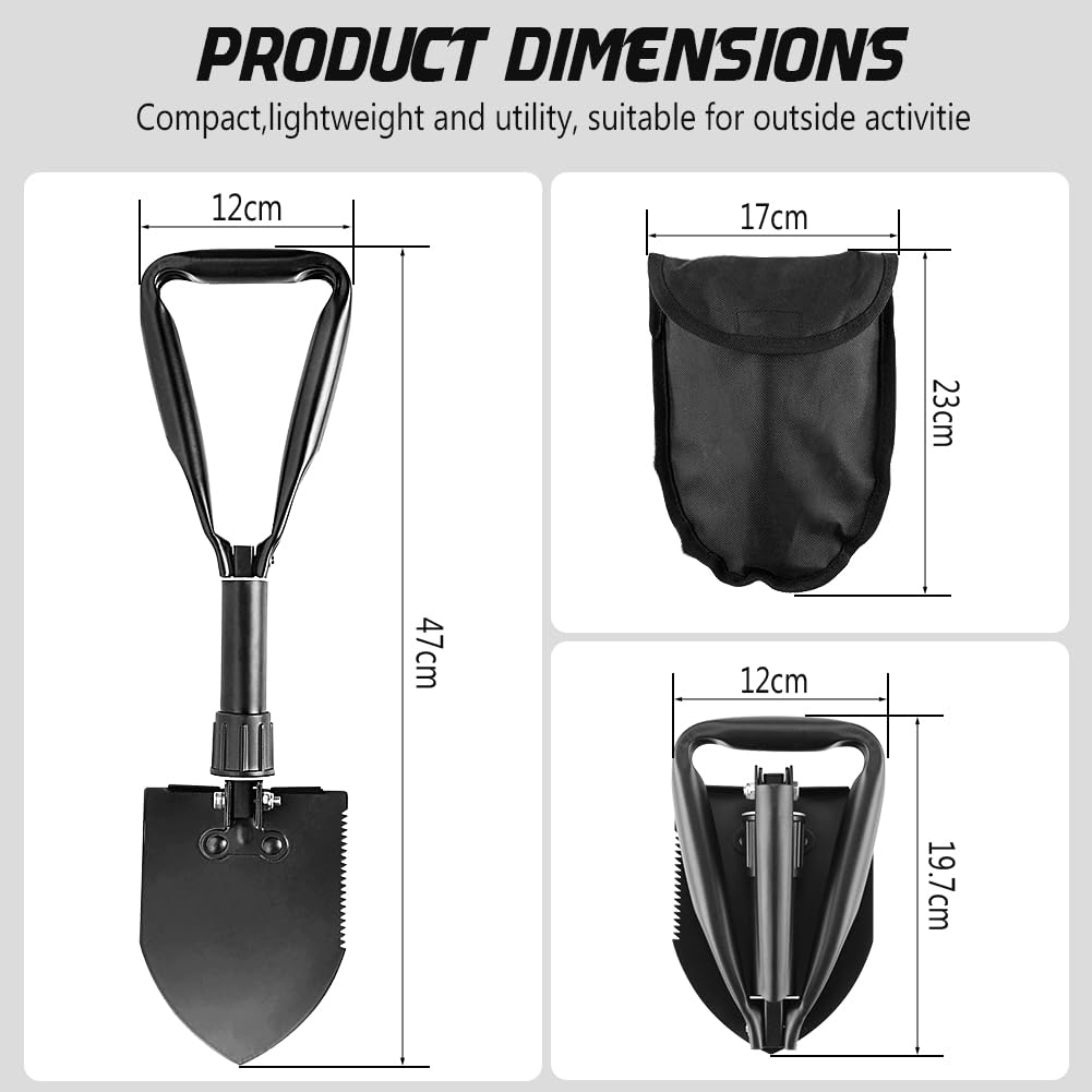 Apidgrowth high-carbon steel shovel showing durability and rust resistance.
