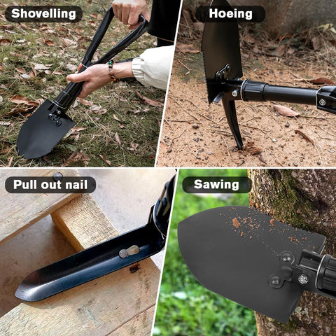 Apidgrowth emergency-ready shovel highlighted for field readiness.