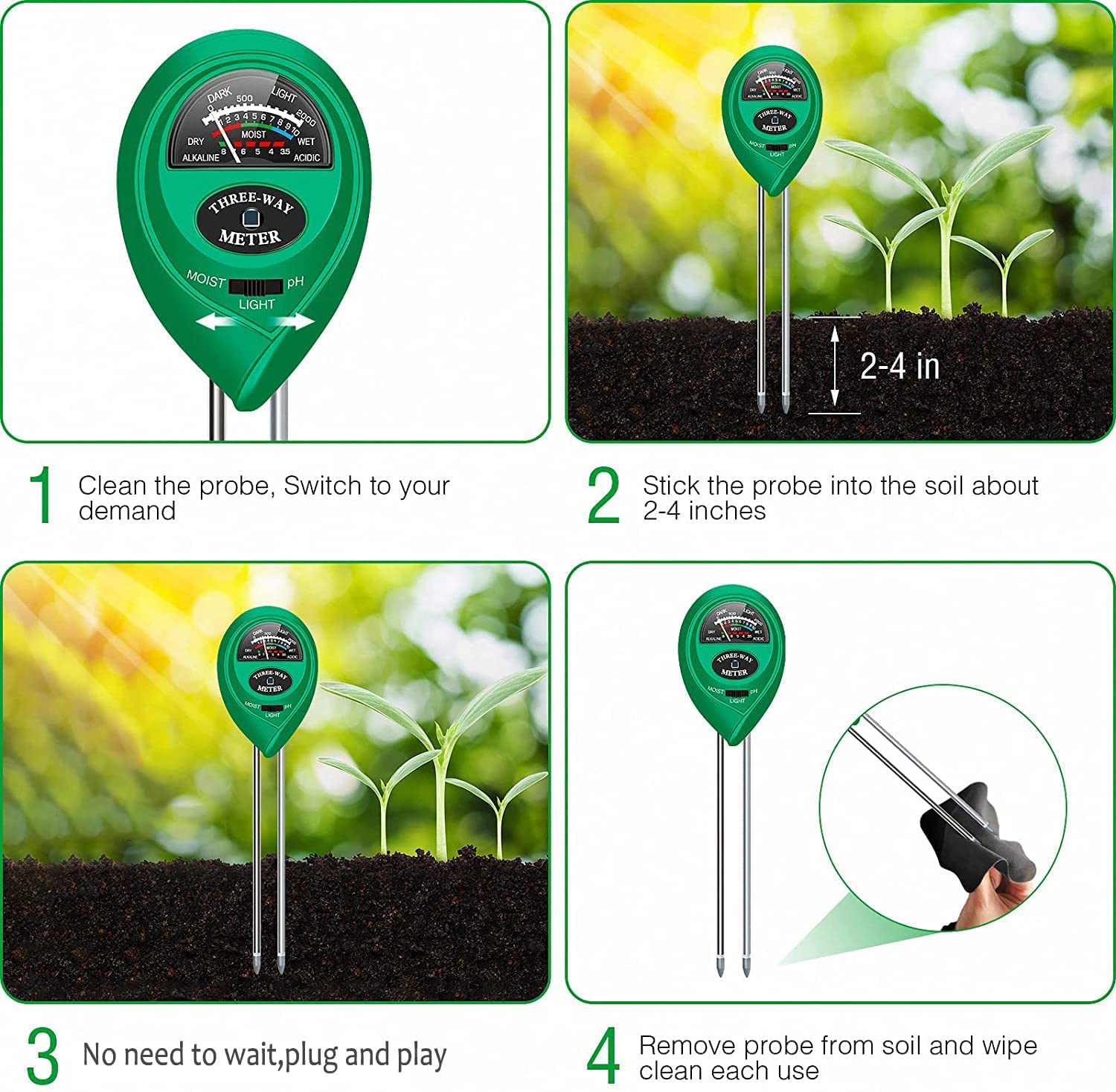 apine compact tester for versatile indoor and outdoor garden use