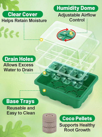 Apipi coco coir pellets expand with water to support strong root growth.