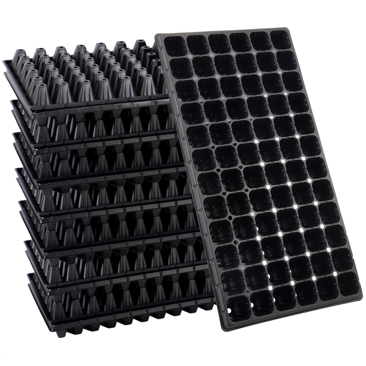 Apipi seed starter tray with a 72-cell set promotes organized seedling growth.
