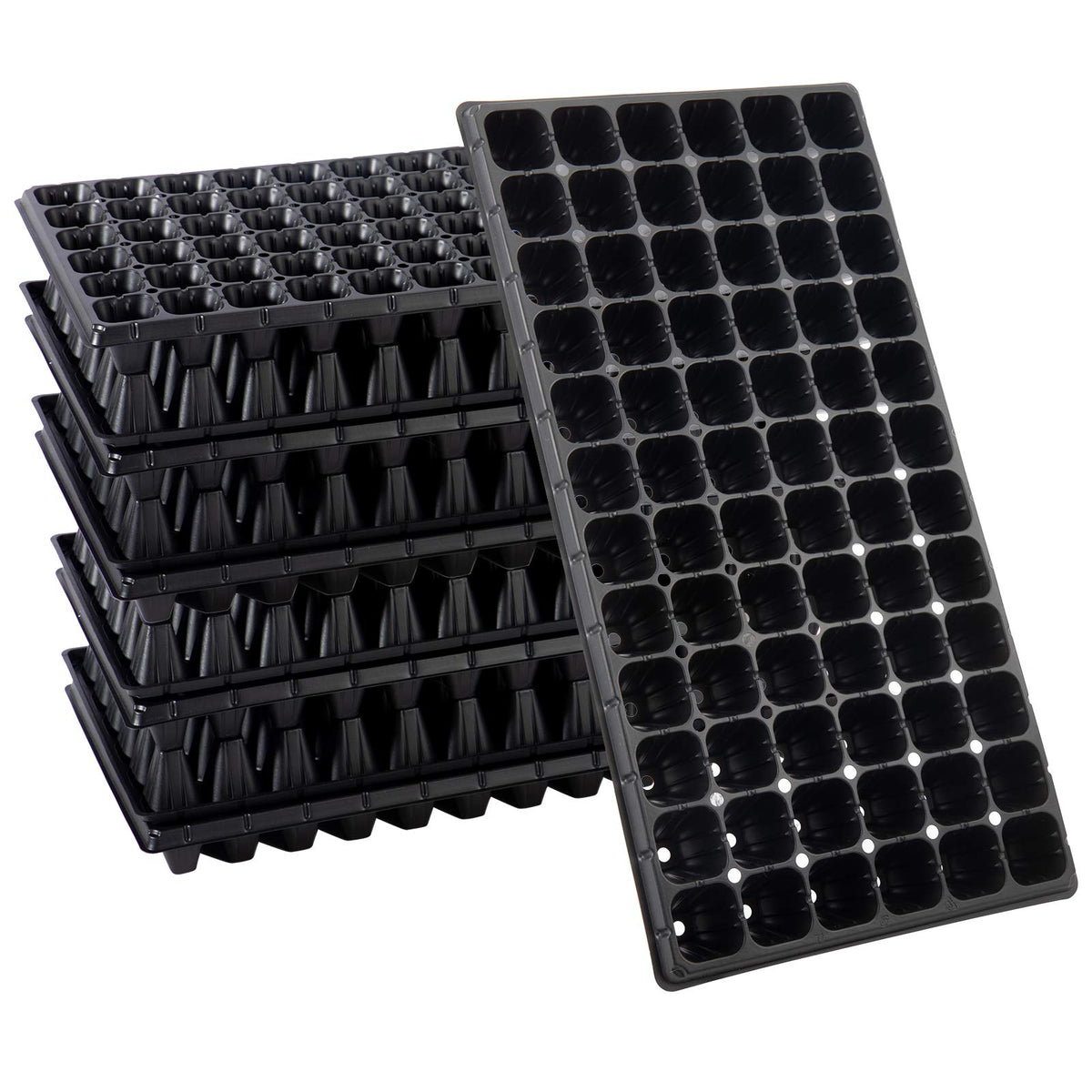 Apipi seed starter tray 72-cell grid for organized germination and separate growth spaces.