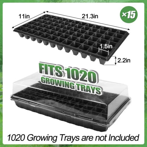 BPA-free thick plastic in the Apipi seed starter tray ensures durable reuse.