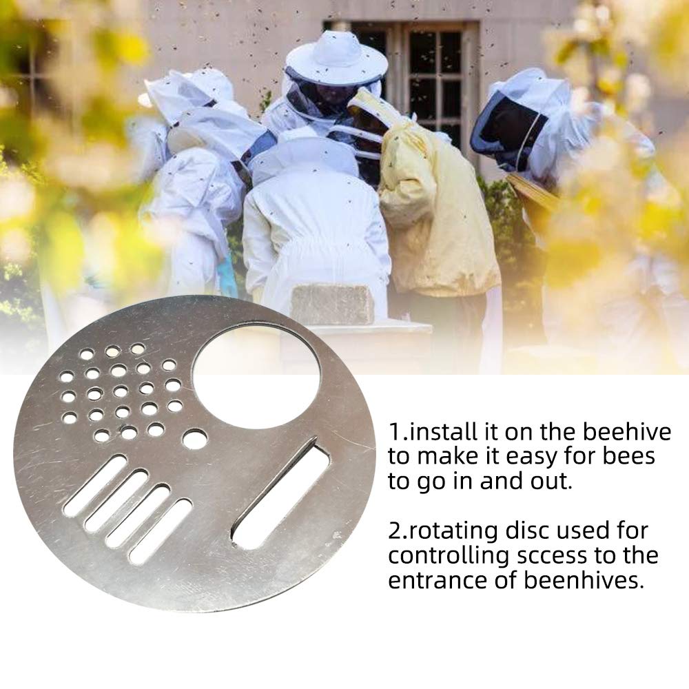 APlayfulBee entrance gate shown fully open for smooth bee ingress and egress.