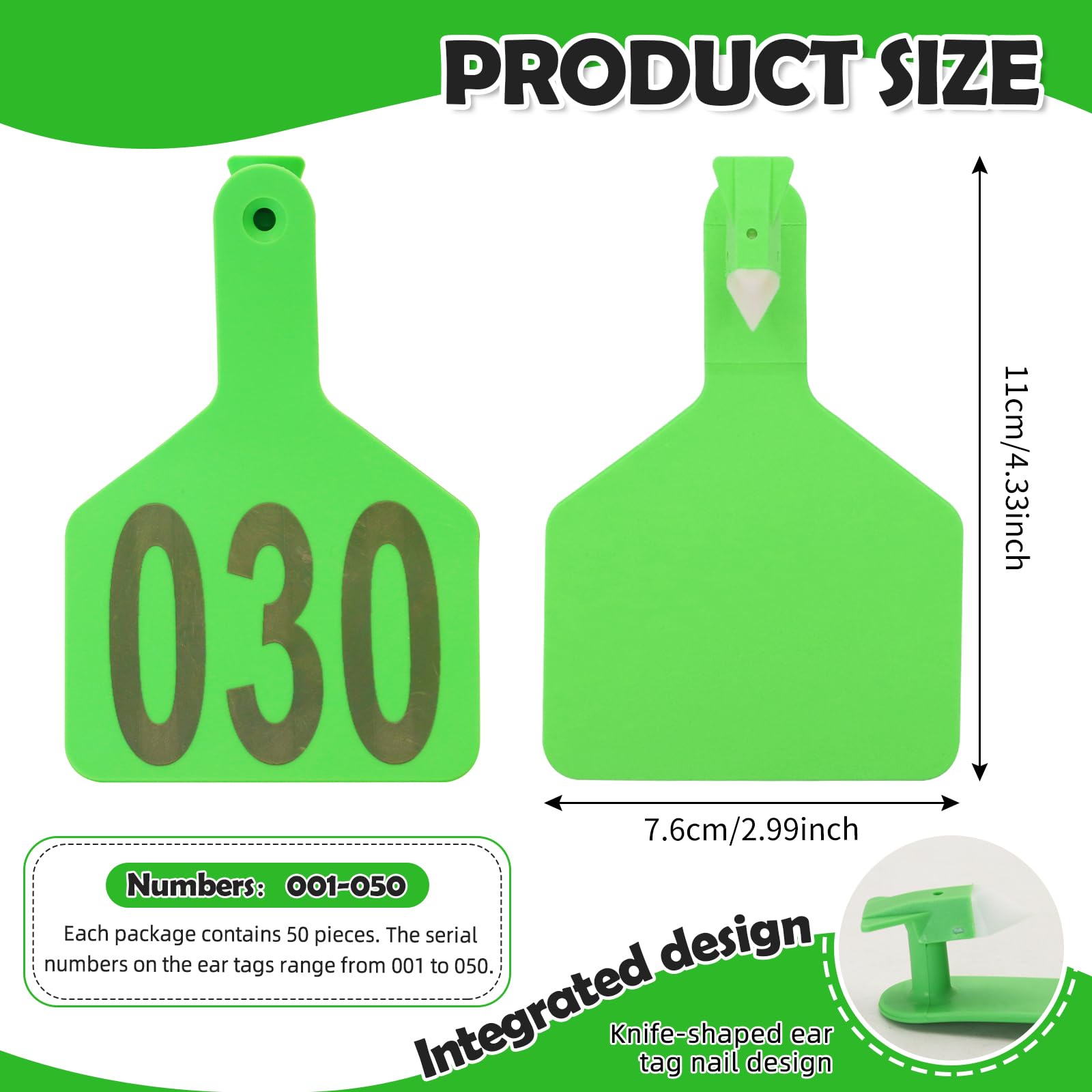 APlayfulBee Z Tags packaging highlights ready-to-use ear tags for efficient herd management.