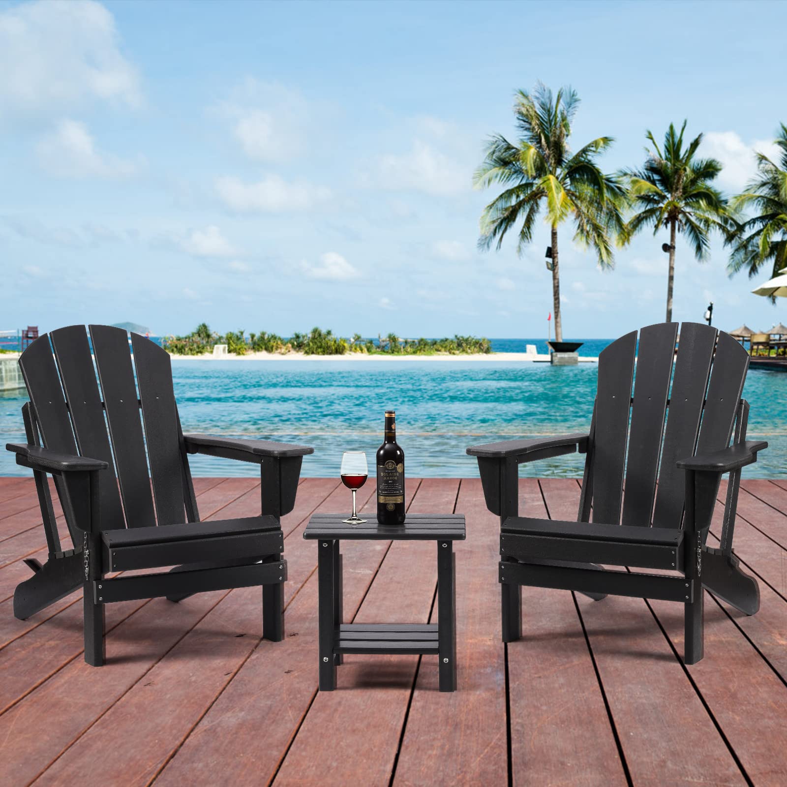 Apolimi Adirondack side table 365-day warranty offers peace of mind