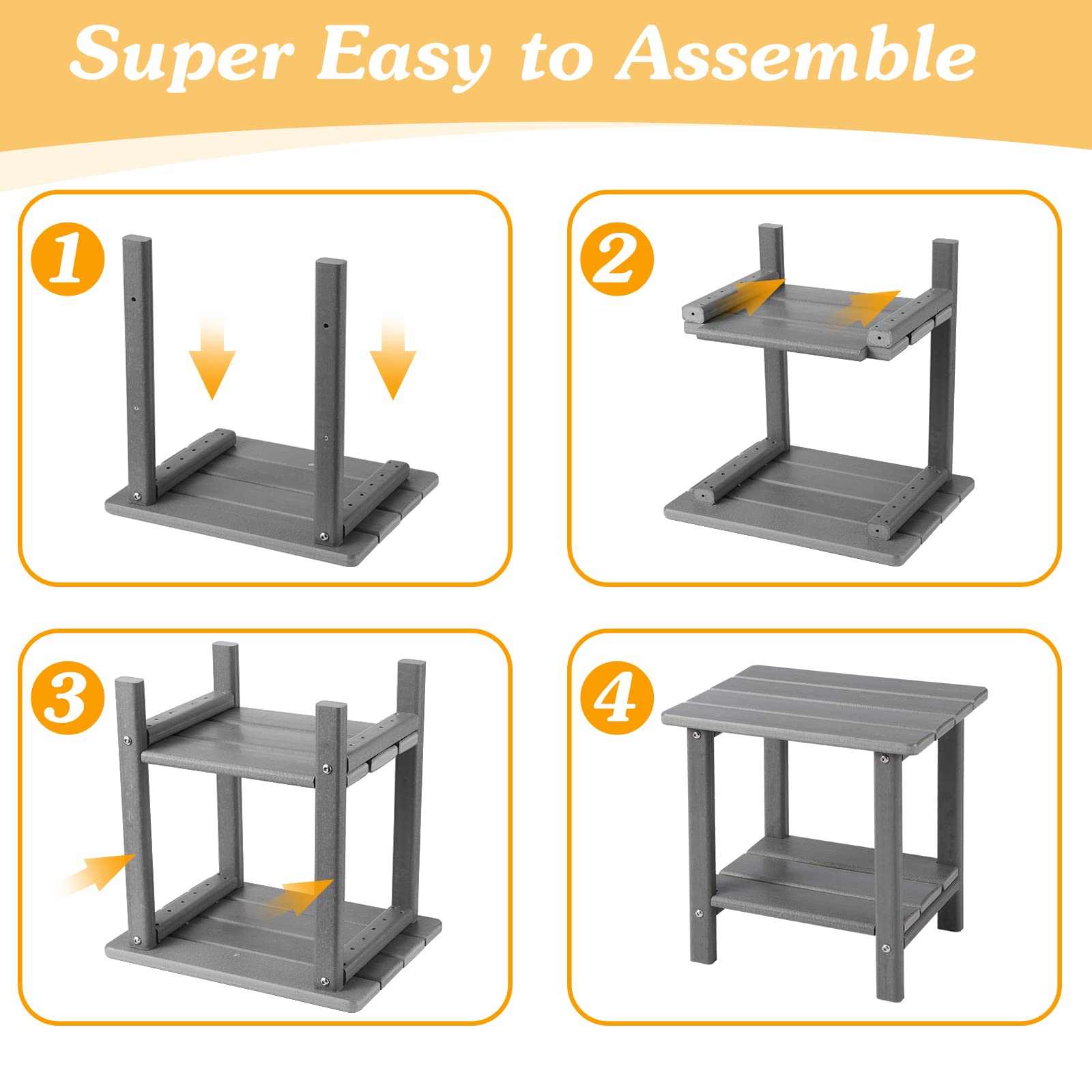 Apolimi outdoor table supports lamps and drinks with 180-lb capacity.