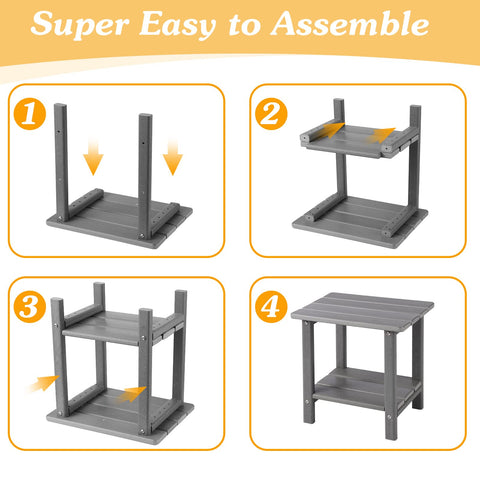 Apolimi outdoor table supports lamps and drinks with 180-lb capacity.