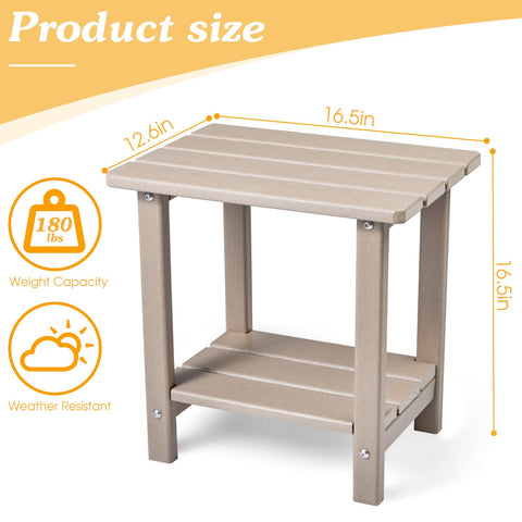 Apolimi solid-wood-look surface for drinks and decor.