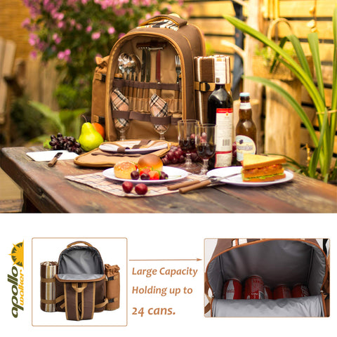 Apollo Walker insulated bottle cooler preserves beverages at the table