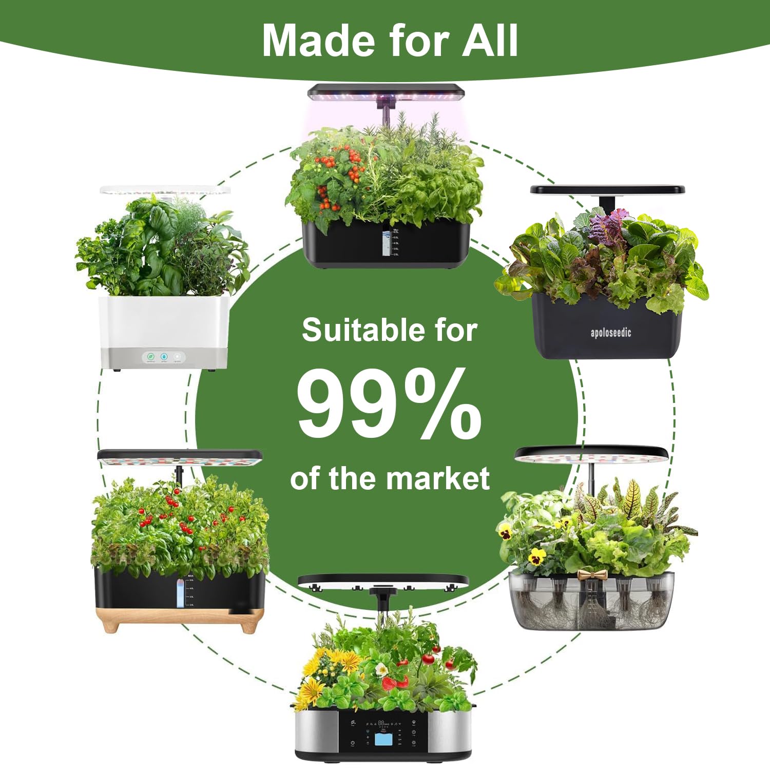 Apoloseedic gift-ready seed kit suitable for cooks and garden lovers.