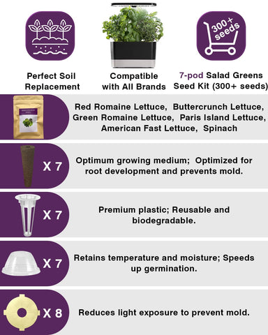 Apoloseedic plant baskets ensure stable plant support and easy system compatibility