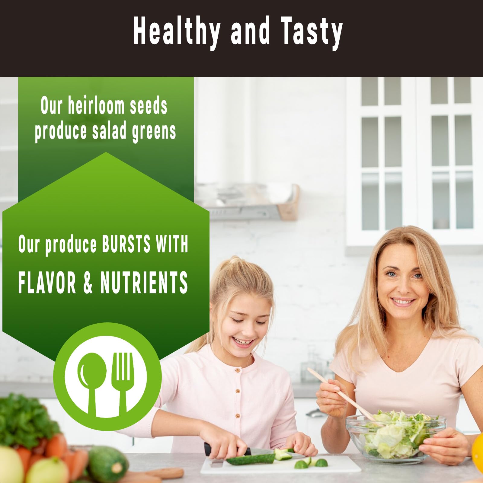 Apoloseedic assorted varieties offer fresh greens ready to harvest at home