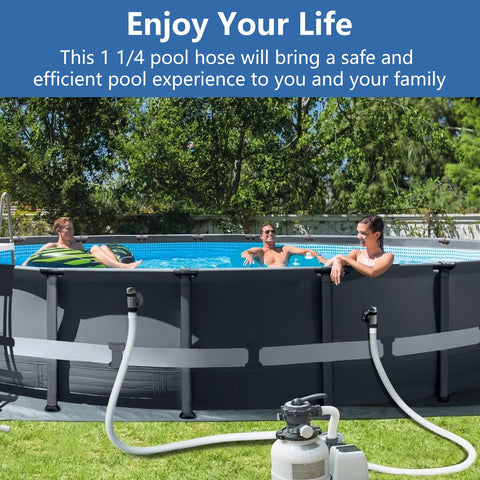 Apopip replacement hose supports easy seasonal upkeep.