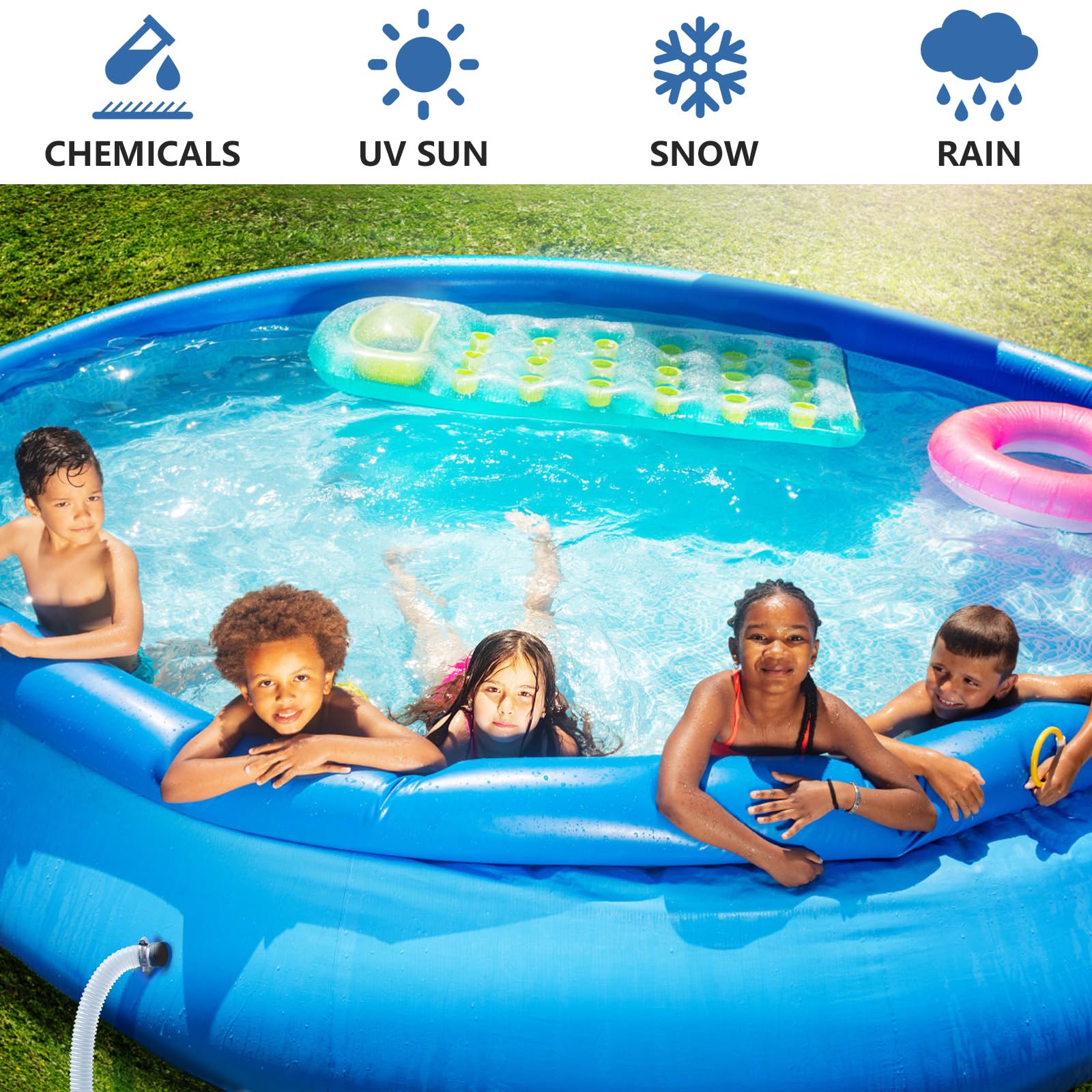 Apopip skimmer-to-pump hose enables quick DIY pool repairs.