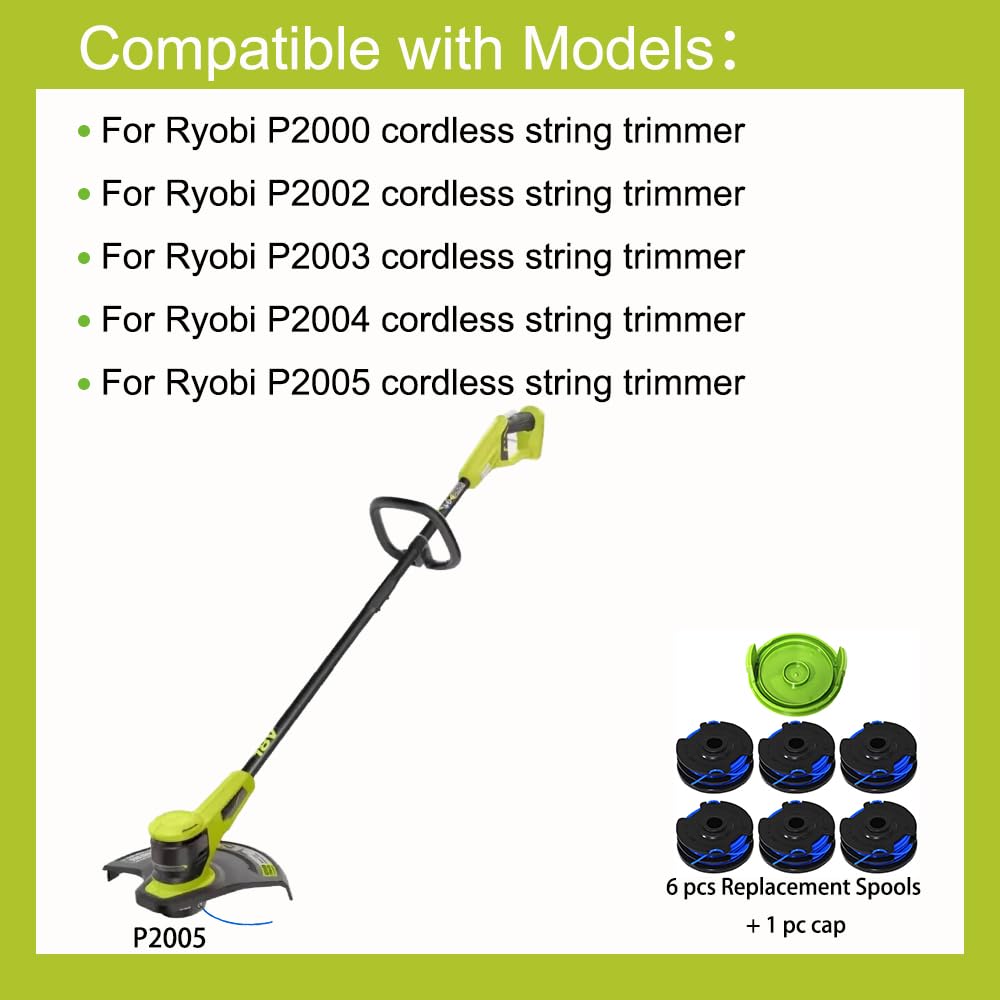 Aporozona Greenworks 21272 dual-line spool ready for efficient edging