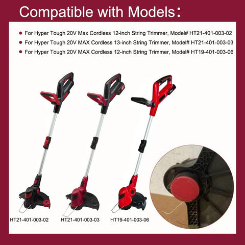 Aporozona 1.6mm trimmer line on spool for quick feeding.