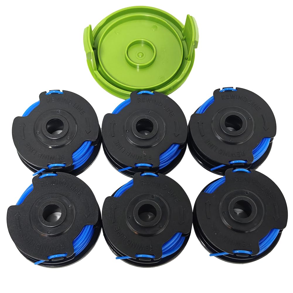 Aporozona spool fitment test on a trimmer head showing smooth feed
