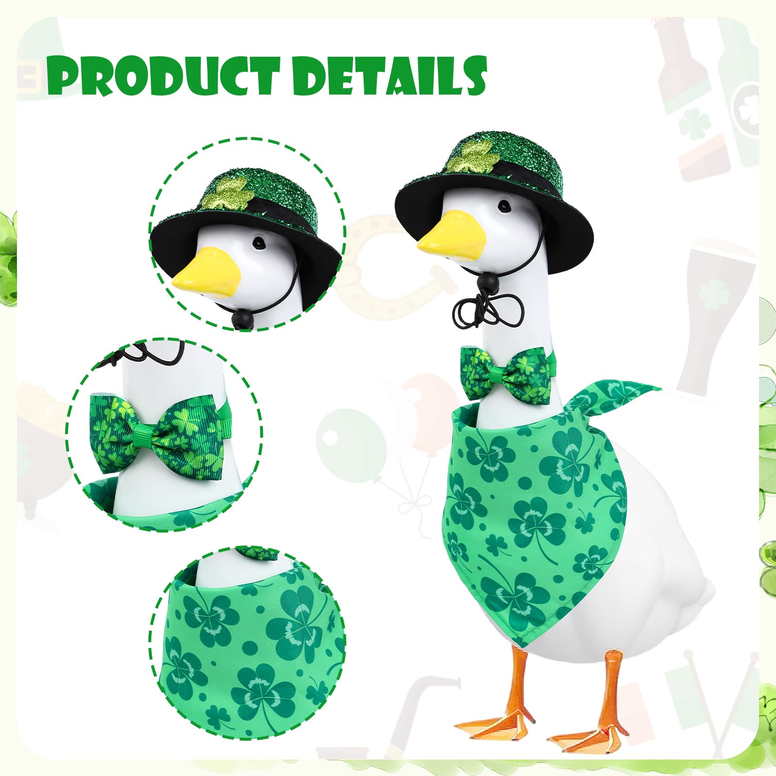 Aposwow porch goose bandana adds seasonal charm to your yard