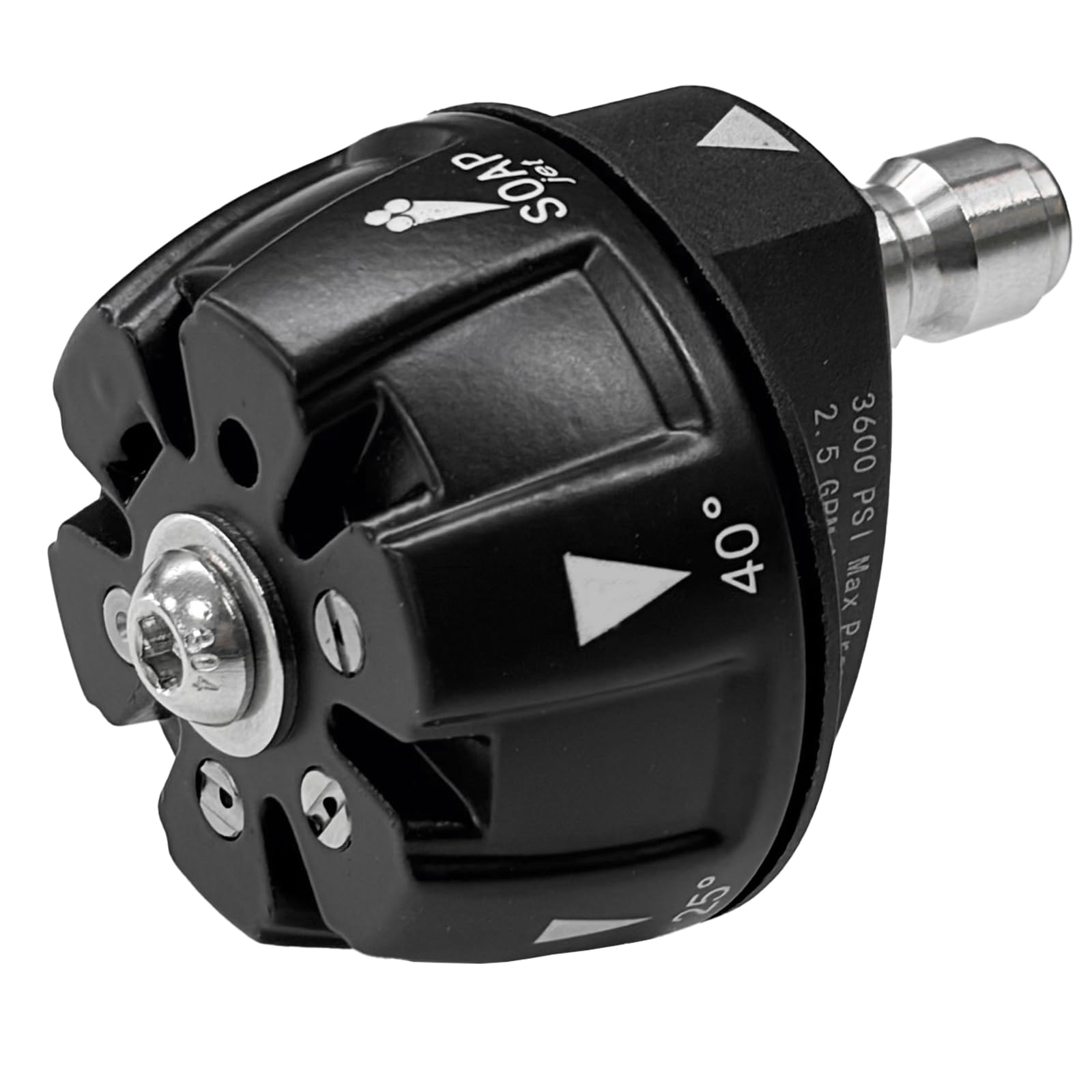 APOWER 6-in-1 nozzle patterns for versatile cleaning on various surfaces.