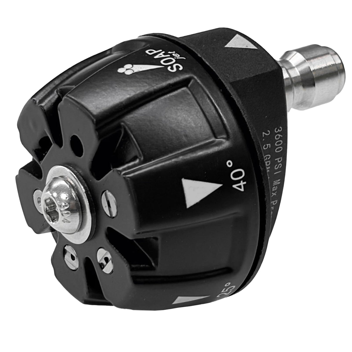 APOWER 6-in-1 nozzle patterns for versatile cleaning on various surfaces.