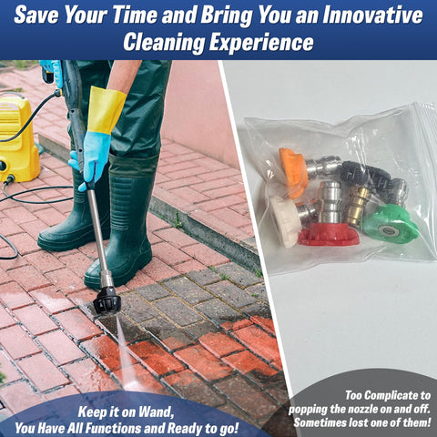 APOWER nozzle kit with manual guides easy installation and troubleshooting.